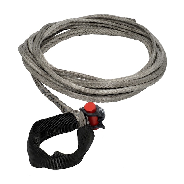 1/4 in. x 25 ft. 2,833 lbs. WLL. LockJaw Synthetic Winch Line Extension w/Integrated Shackle